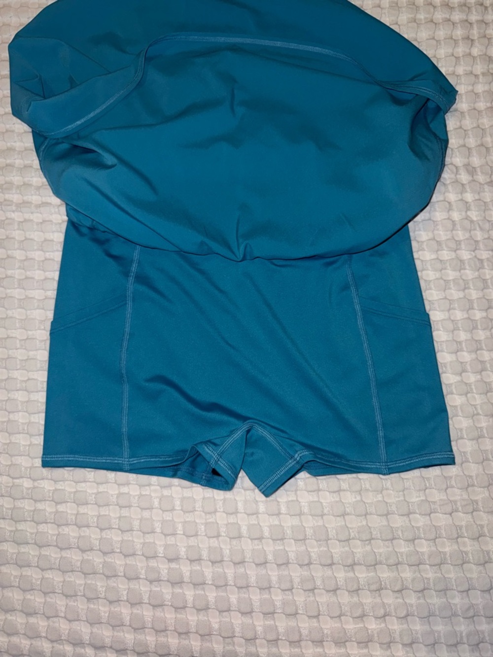 ALO Yoga Teal Blue Athletic Skort - Picture 4 of 5
